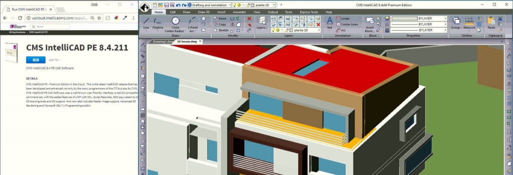 New Cloud-based CMS IntelliCAD 8.4 Premium Edition 2D & 3D Compatible CAD Software